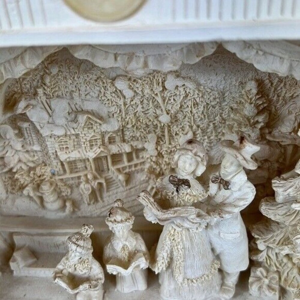 Silhouette Lighted Christmas church caroling holiday scene by Kirklands vintage - Picture 11 of 11